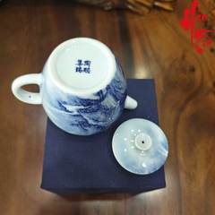 SCD001 Ấm Thanh Hoa Sơn Thuỷ 190ml - AS04