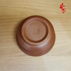 Chén Chủ Đất Tử Sa - Khắc Hoa Văn Chữ - 140ml