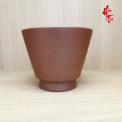 Chén Chủ Đất Tử Sa - Khắc Hoa Văn Trúc - 90ml
