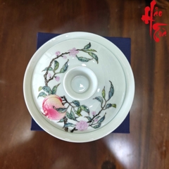 SCD001 Bộ Chén Khải Nhị Tài Đào Phúc (Dơi) 120ml - CK36
