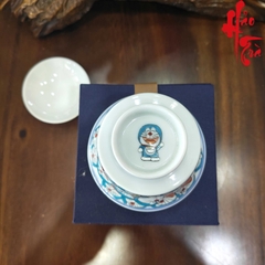 SCD001 Bộ Chén Khải Vẽ Tay Anime Hình Doraemon 130ml - CK56