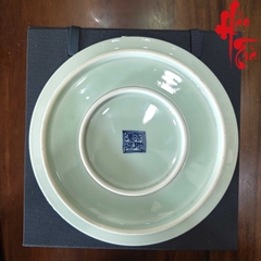 Dĩa Quốc Phong Vẽ Tay Hình Ông Thần Tài đường kính 20cm - D29
