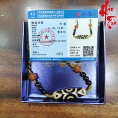 Vòng Cổ Đá Yi 3 Mắt Potala Tây Tạng - DZI07