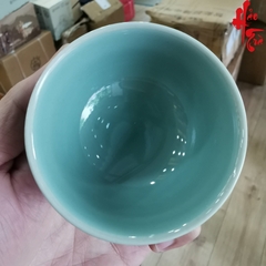 Chén Sứ Long Tuyền Hoa Sen 70ml Đường kính 7.5cm