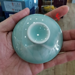 Chén Khải Lá Sen Long Tuyền Màu Nhạt (LT28CK-150ml)