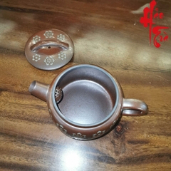 Ấm Gốm Sứ Long Tuyền Hình Hoa Anh Đào LT47AM - 160ml
