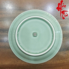Dĩa Gốm Sứ Long Tuyền Hình Rồng Đậm LT53-D (Đường kính 14cm)