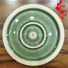 Dĩa Gốm Sứ Long Tuyền Hình Công LT57 (Đường kính 15cm, cao 2cm)