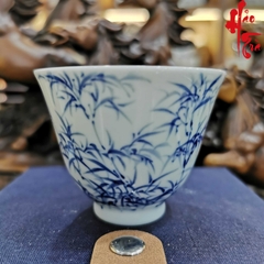Chén Sứ Cảnh Đức Trúc Vẽ Tay LY107 60 ml