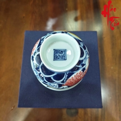 SCD001 Chén Quốc Phong Vẽ Tay Hình Cá 100ml - LY175