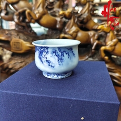 SCD001 Chén Vẽ Tay Thanh Hoa Sơn Thủy 40ml - LY238