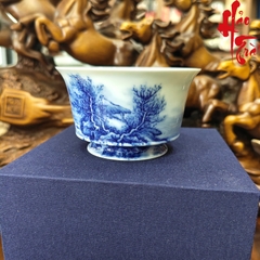 SCD001 Chén Vẽ Tay Thanh Hoa Sơn Thủy 70ml - LY239