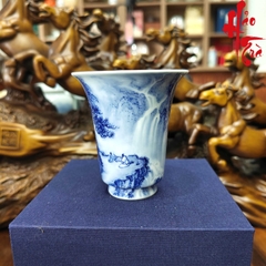 SCD001 Chén Vẽ Tay Thanh Hoa Sơn Thủy 60ml - LY242