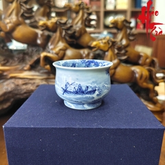 SCD001 Chén Vẽ Tay Thanh Hoa Sơn Thủy 50ml - LY249