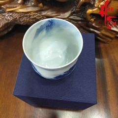 SCD001 Chén Vẽ Tay Thanh Hoa Sơn Thủy 100ml - LY254