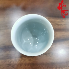 Chén Sứ Cảnh Đức Vẽ Tay Hình Cá - LY75 - 120ml