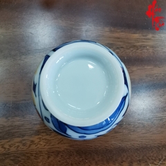 Chén Sứ Cảnh Đức Vẽ Tay Hình Cá - LY75 - 120ml