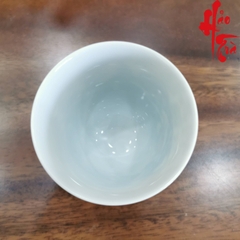 Chén Sứ Cảnh Đức Vẽ Tay Hình Cá - LY85 - 70ml
