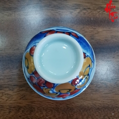 Chén Sứ Cảnh Đức Vẽ Tay Hình Cóc - LY87 - 50ml