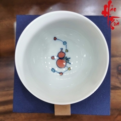 Chén Sứ Cảnh Đức Vẽ Tay Hình Chuột - LY96 - 90ml