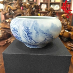 SCD001 Bát Tráng Nước Nung Củi Sơn Thuỷ - NU23