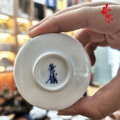 Tách Sứ Cảnh Đức Vẽ Tay Hoa Lan