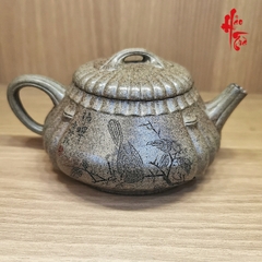 Ấm Tử Sa Trúc Tiết Thạch Bều - Đoàn Nê - Chính Công Cao Hà Diệp