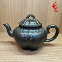 Ấm Tử Sa Như Ý Cung Đăng - Lão Hắc Nê - Chính Công Cao Hà Diệp HD12