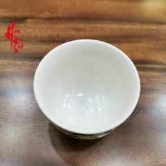 Tách Trà Sứ Cảnh Đức Vẽ Tay - Gấu Trúc 80ml