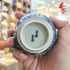 Chén Trà Sứ Thanh Hoa Cảnh Đức - Phiên Chợ 140ml