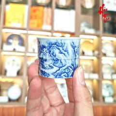 Tách Sứ Cảnh Đức Thanh Hoa - Nung Củi 50ml