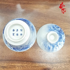Chén Khải Sứ Cảnh Đức Thanh Hoa - Nung Củi 100ml