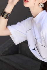 N Letter Tee - Áo thun chữ N