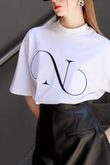 N Letter Tee - Áo thun chữ N