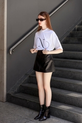 N Letter Tee - Áo thun chữ N