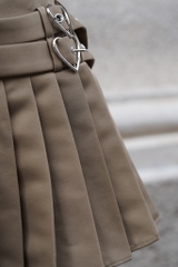 Douple Heart jean Skirt - Chân váy jean khoen trái tim