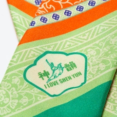 Khăn lụa nhỏ Nét Thanh Nhã Nhà Đường - Màu Cam