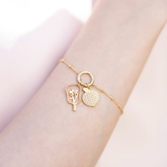 Charm Đào Tiên Trường Thọ - Vàng