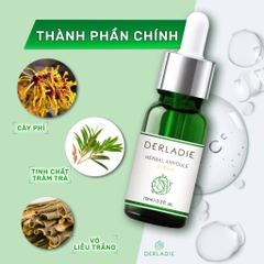 [MUA 1 TẶNG 1] Serum Tràm Trà Xẹp Mụn, Khô Cồi Derladie Herbal Ampoule For Blemish 10ML