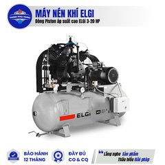 MÁY NÉN KHÍ PISTON ÁP SUẤT CAO ELGI 3-20 HP