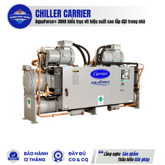 Máy làm lạnh nước giải nhiệt nước AquaForce® 30HX kiểu trục vít hiệu suất cao lắp đặt trong nhà
