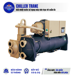 Máy làm lạnh nước giải nhiệt nước sử dụng máy nén trục vít xoắn ốc