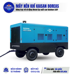 MÁY NÉN KHÍ VÍT DI ĐỘNG DIESEL ÁP SUẤT CAO KAISHAN LGCY