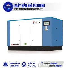 MÁY NÉN KHÍ TRỤC VÍT ĐƠN KHÔNG DẦU DÒNG ZWV