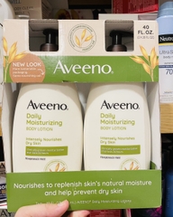 Aveeno Daily Moisturizing Body Lotion - Kem dưỡng toàn thân chiết xuất từ yến mạch dành cho da nhạy cảm