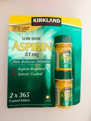 Thuốc Aspirin 81mg kirkland giảm đau chống viêm