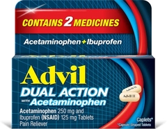 Thuốc cảm sốt Advil Dual - Acetaminophen& Ibuprofen