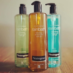 Sữa tắm trị mụn lưng Neutrogena Rainbath Shower & Bath Gel 473ml (Made in Canada)-  Pear & Green Tea, Original, Ocean