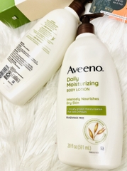 Aveeno Daily Moisturizing Body Lotion - Kem dưỡng toàn thân chiết xuất từ yến mạch dành cho da nhạy cảm