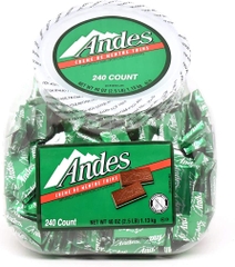 Andes Creme De Menthe Thins Chocolate - Kẹo Socola Bạc Hà 1.13kg (Dùng ngon nhất trước T9/2024)